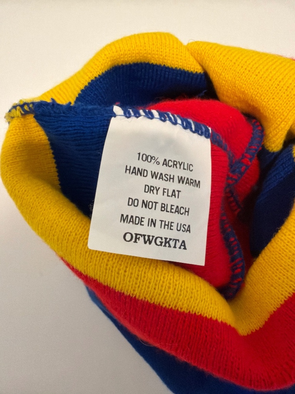 Odd Future OFWGKTA striped beanie - Picture 3 of 4